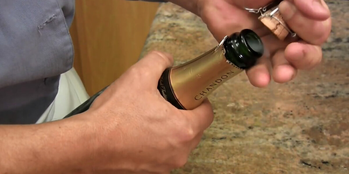 Twist carefully to open