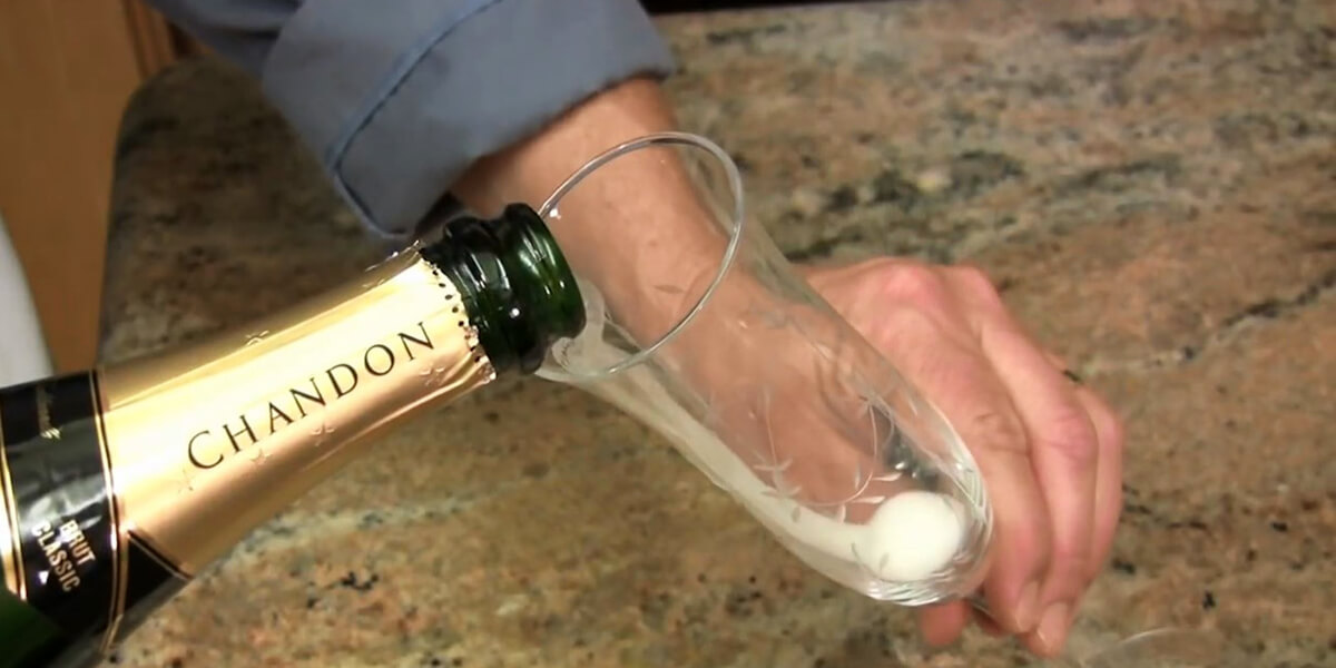 Enjoy in your flute glass