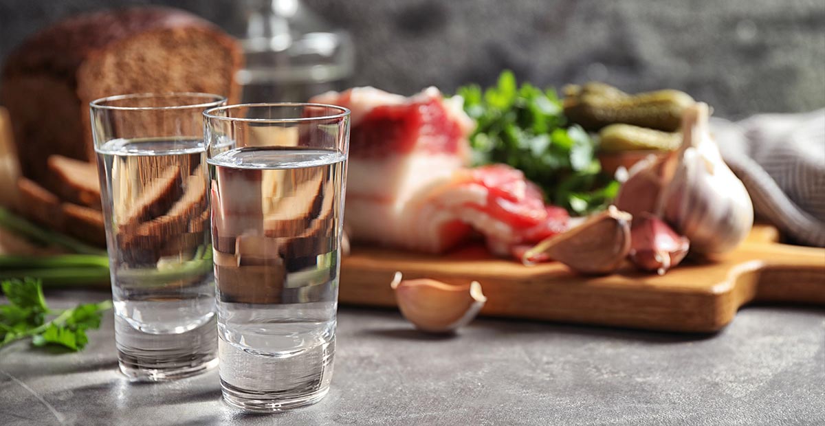 Vodka and Food