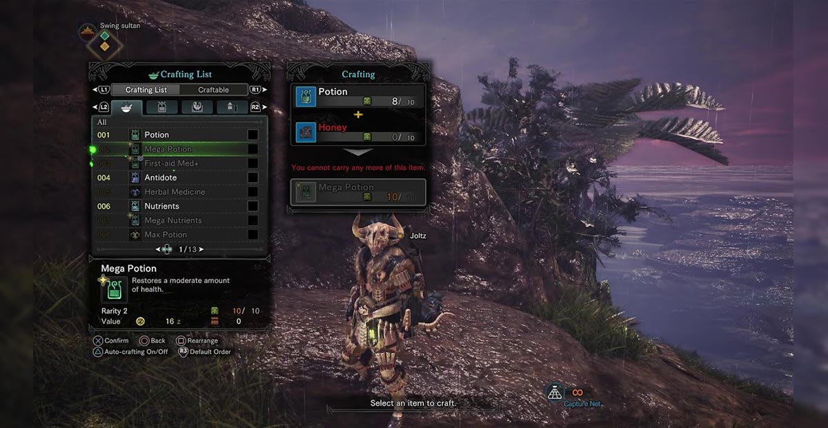 Mega Potion in Monster Hunter Rise