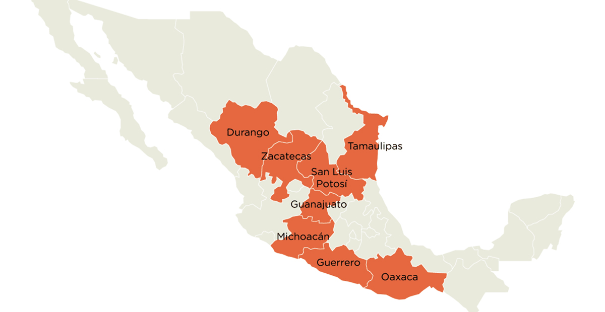 Mezcal Map Mezcal Map